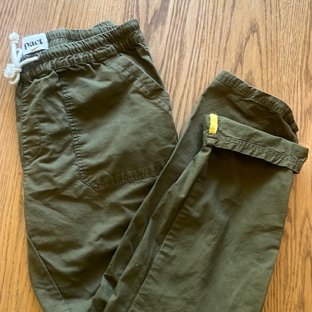 Pact Green Organic Cotton twill pants size L